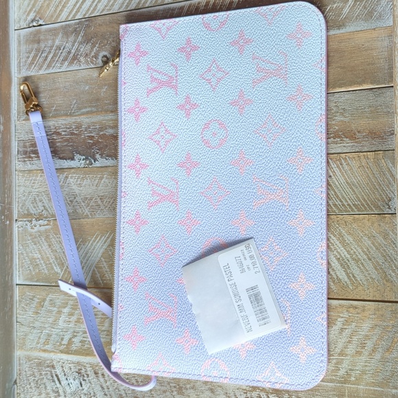 Louis Vuitton Monogram Spring In The City Neverfull MM/GM Pochette Sunrise Paste - Picture 8 of 10